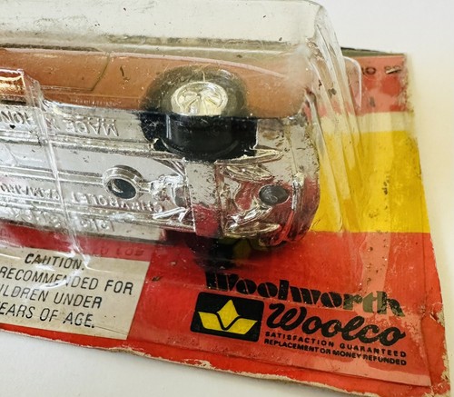 Vintage 1970s Playart Chevrolet Camaro SS Orange Diecast Mint On Cut Card 1:64 - Picture 9 of 11