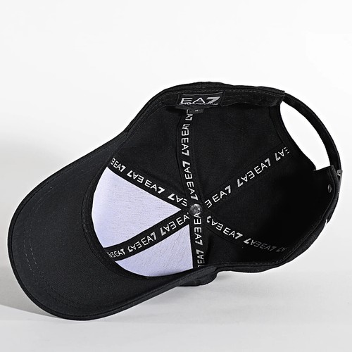 NUOVO cappello berretto emporio armani georgio EA7 cotone nero UNISEX ronaldo fresco estate - Foto 8 di 18