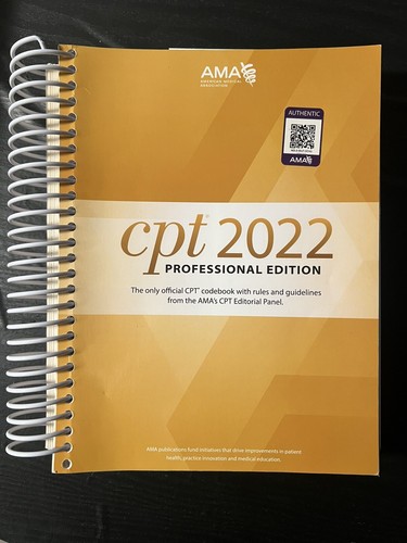 CPT Professional Edition  2022 by American Medical Association FREE SHIPPING - Bild 1 von 4