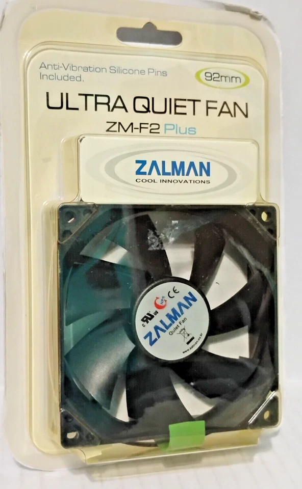 Zalman 92mm Silent Case Fan - 92mm - 2800rpm 1 x Sleeve Bearing - Image 2 of 4