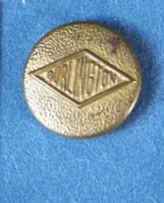 Bb 11/16" small buRLINgton Antique Brass OVERALL BUTTON Wobble shank