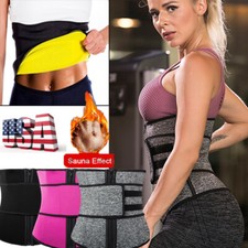 Body Shaper Sweat Sauna GYM Waist Trainer Corset Slimming Cincher Shapewear NEW
