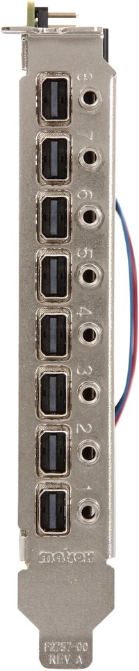 Matrox M9188 M9188-E2048F 2GB DDR2 PCIe scheda video grafica 8 Mini DisplayPort - Immagine 2 di 4