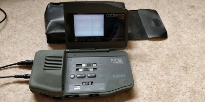 Collectors CITIZEN T530 LCD Color TV & FM/AM RADIO (portable