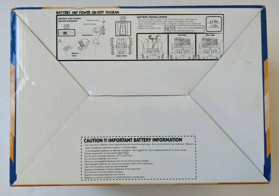 Reflex Remote Radio Control Car WowWee BRAND NEW SEALED Wild Stunts Double Side - Image 4 of 4