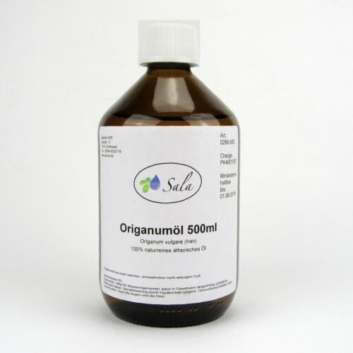 Sala Oreganoöl Origanumöl ätherisches Oregano Öl 500 ml Glasflasche - Bild 1 von 6