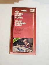 Vtg 1983 Hobby Drop Cloth Authentic Testors w/ Building Guide Model #8803 Sealed