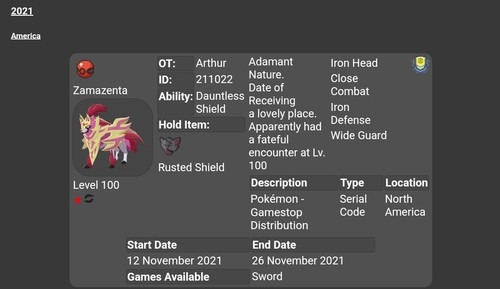 ๐2021 Shiny Zacian & Zamazenta Event Untouched | Pokemon Sword & Shield๐ - Picture 8 of 11