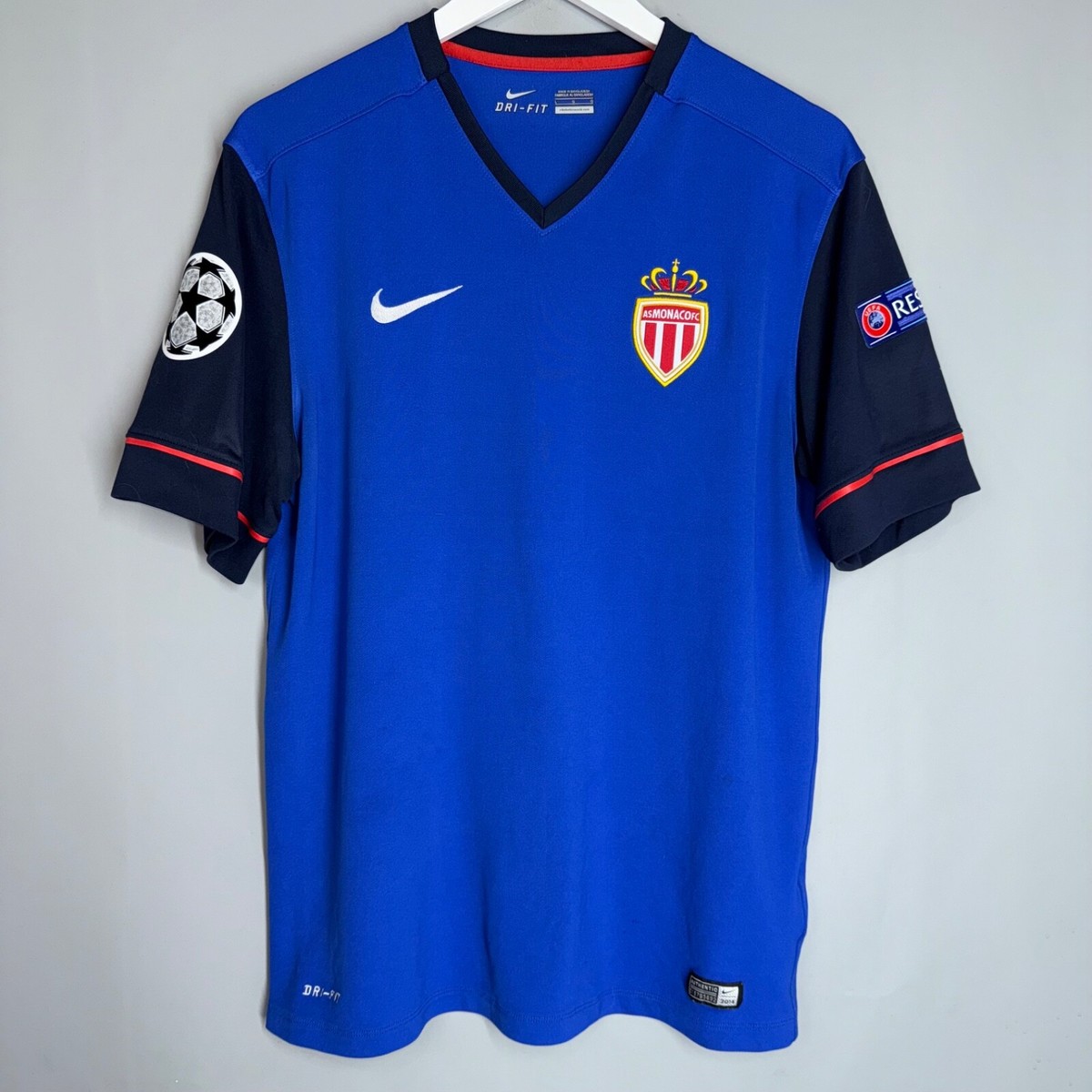 AS MONACO 2014 2015 AWAY FOOTBALL SHIRT JERSEY #10 BERBATOV NIKE
