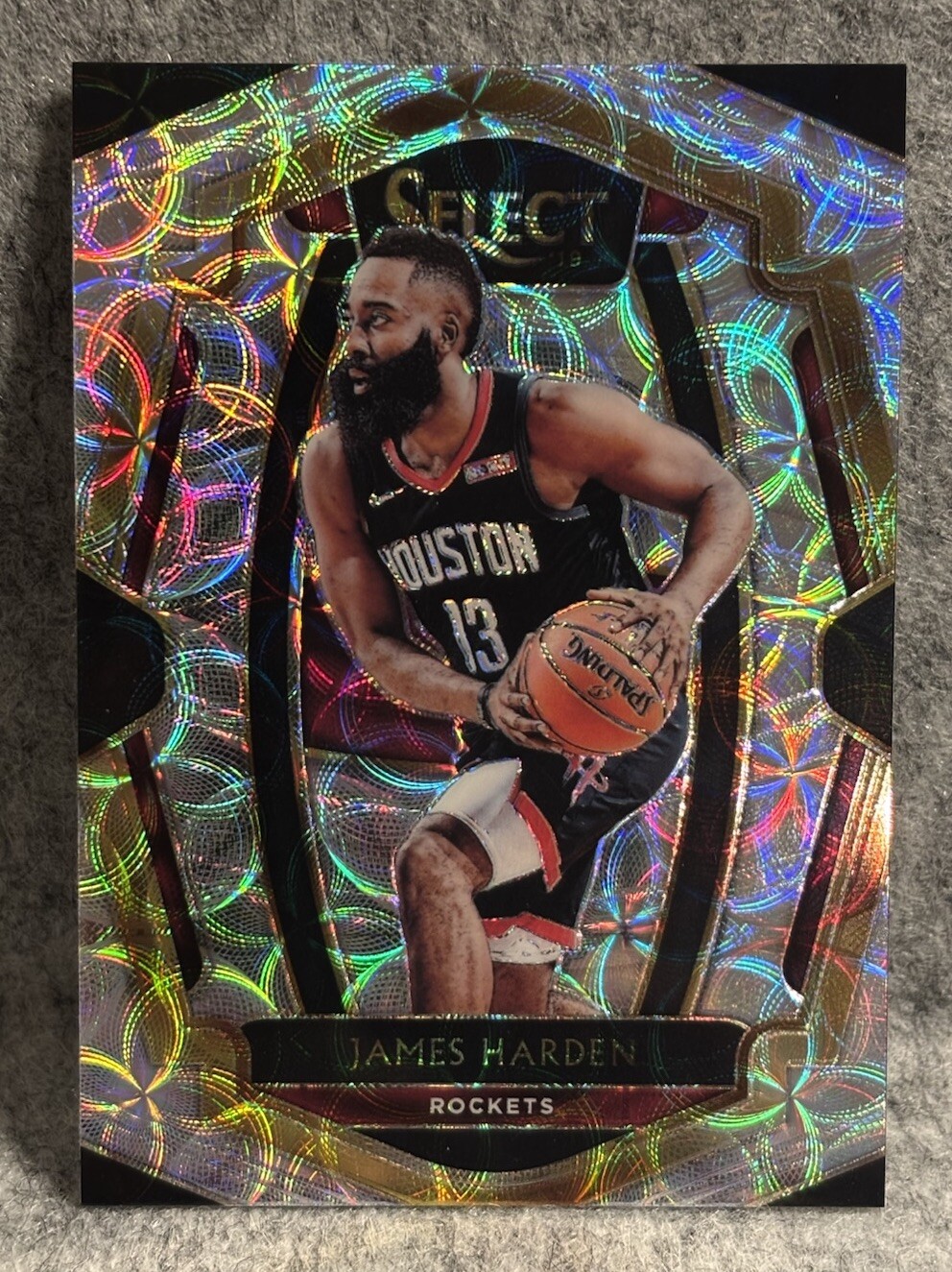 2018-19 Panini Select - Premier Level Scope Prizm #158 James Harden Rockets