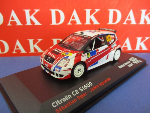 Die cast 1/43 Modellino Auto Citroen C2 S1600 Rally Mexico 2008 S. Ogier - Foto 2 di 4