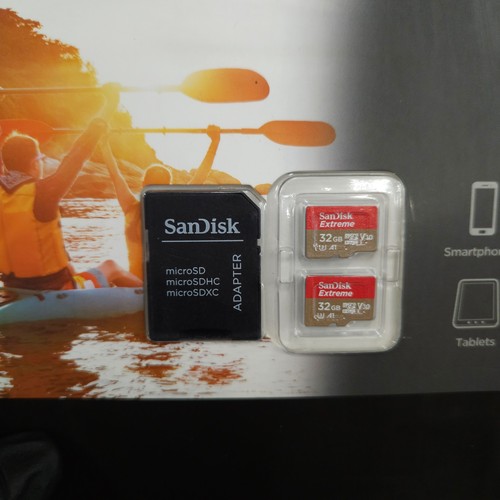 SanDisk SDSQXAT-032G-AJLMT 32GB EXTREME PLUS SDHC UHS-I CARD 2 PACK - Picture 6 of 7