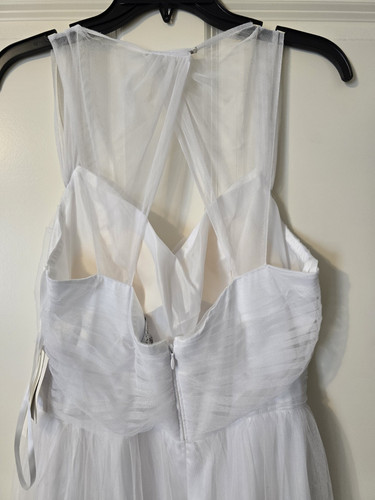 Women's Simply LILIANA Gown Dress Wedding Sz 14 White-NWT - Imagen 3 de 5