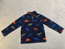 5T Boy Dinosaur Fleece Quarter Zip Sweater - Dinosaurs, Children s Place