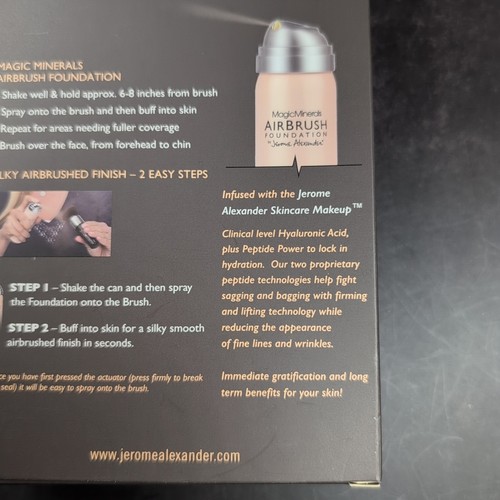 Jerome Alexander Magic Minerals AirBrush Foundation Kabuki Brush Spray Medium - Picture 10 of 17