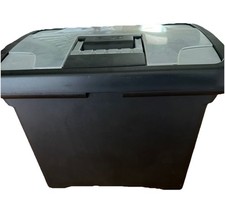 Plastic Storage Box with Lid Portable File Or...