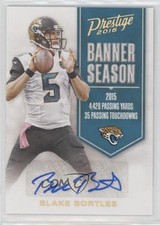 2016 Panini Prestige Banner Season Ink 23/50 Blake Bortles #4 Auto 0f5t