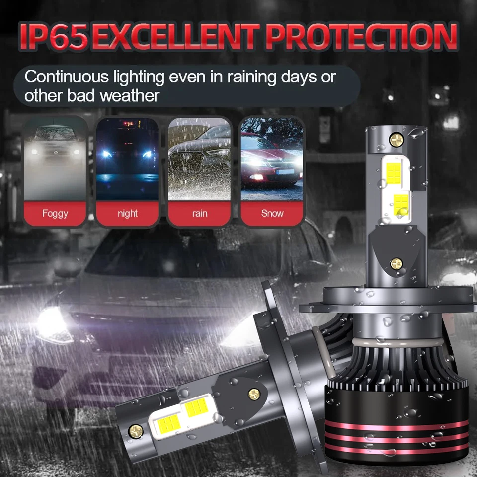 Faro LED 2x7" 7x6" haz alto bajo para camioneta Toyota 1982-1995 4Runner Foto 4 de 4