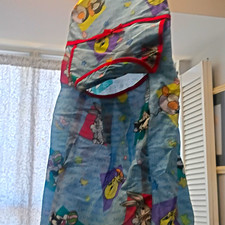 Looney Tunes Multi-Purpose Baby Blanket Throw, Blue Multicolor