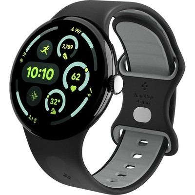 Armband für Pixel Watch 4/3/2/1 (41 mm) Spigen Uhrarmbänd Uhrbänd Schwarz-Grau