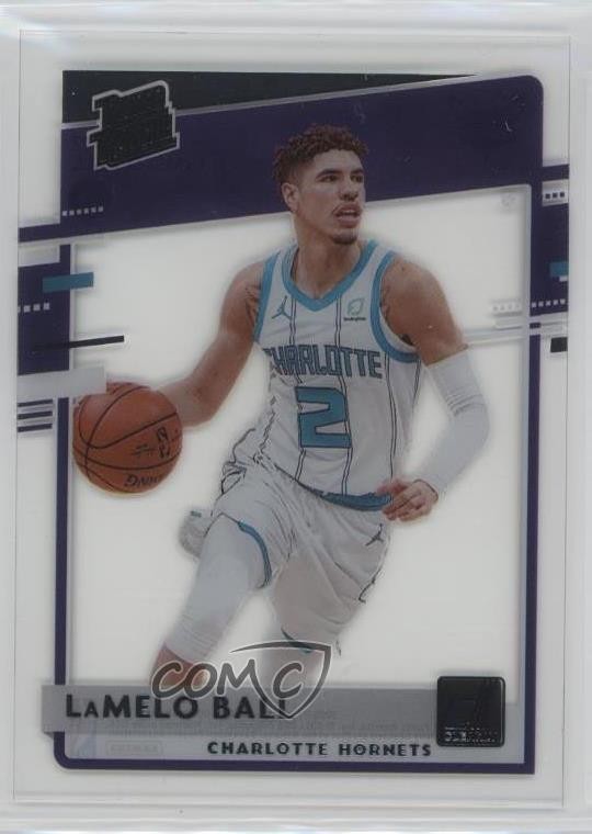 2020-21 Panini Clearly Donruss Rated Rookie LaMelo Ball #87 08o9