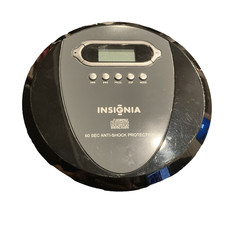 Insignia Portable CD Player NS-P4112 Black Silver 60 Sec Anti-Shock Tested