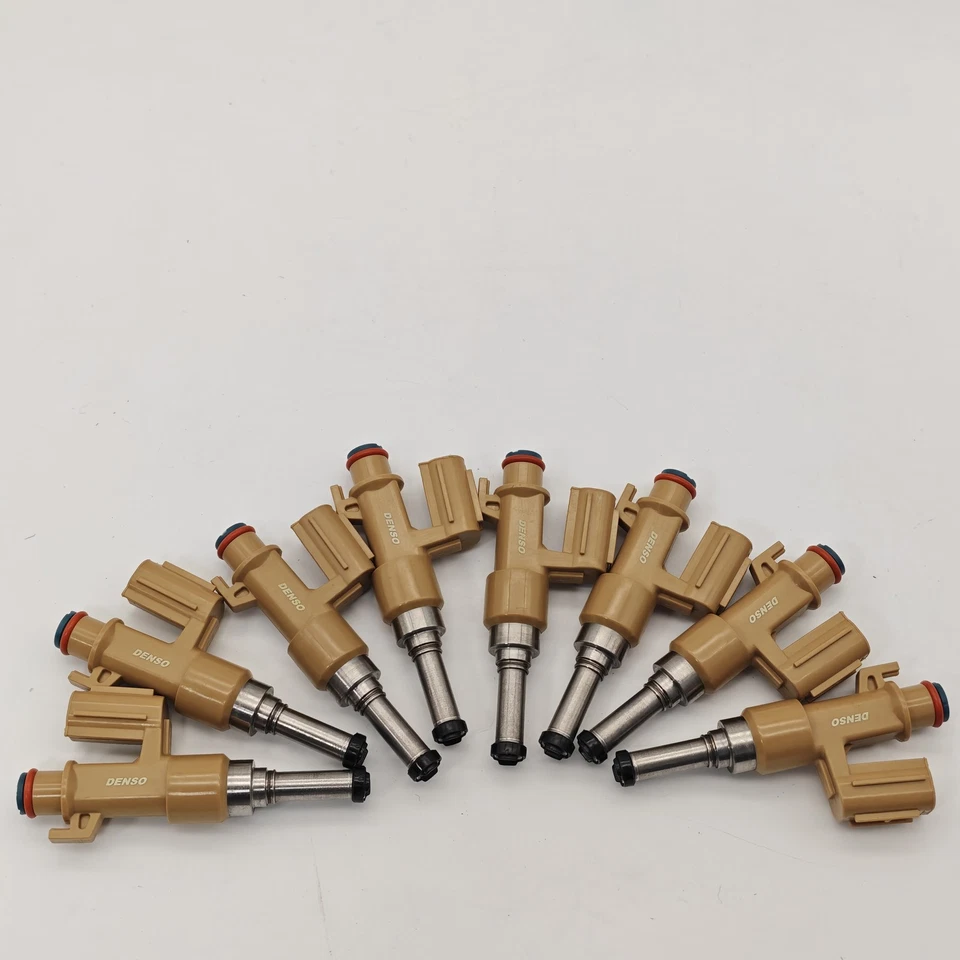NEW DENSO 8PCS Fuel Injectors #23250-0S020 for 2008-2019 Toyota Tundra 5.7L V8 Foto 4 de 4