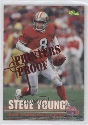 1995 Classic NFL Draft Printers Proof /595 Steve Young #108 HOF 0m9o