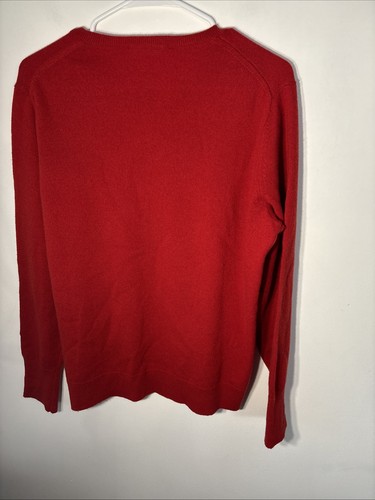 Everlane Kaschmir Pullover Damen Rundhals Strick weich rot Gr. XL Pulli - Bild 8 von 12