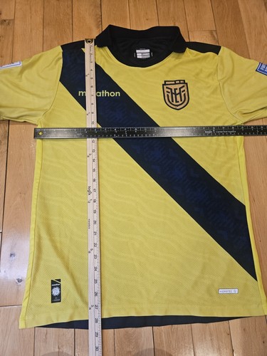 Camiseta deportiva de fútbol local del equipo Maratón 2024 ECUADOR para hombre L Copa América FIFA - Imagen 17 de 19