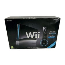 Nintendo Wii Sports Resort Black Console With Motionplus and Wii sports + Resort