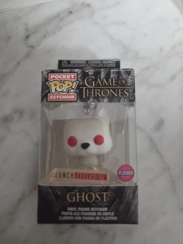 Game of Thrones Ghost Flocked Boxlunch Pocket POP! Key Chain Funko vaulted 2020