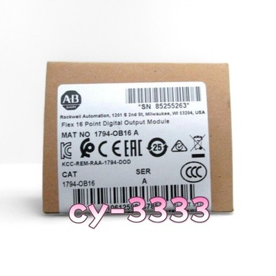 New Sealed AB 1794-OB16 Flex 16 Point Digital Output Module 1794OB16 *vy