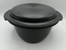 Tupperware UltraPro stampo da forno 2,5 L casseruola rotonda nera lavabile in lavastoviglie