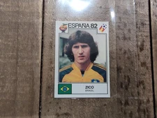 Zico Brazil Panini España 82 World Cup Sticker #375 – Original 1979 – Vintage