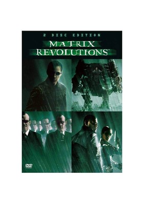 Matrix Revolutions DVD Action Sci-Fi Cyberpunk Keanu Reeves Laurence Fishburne
