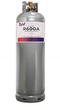 BVV 120LB DIPTUBE Tank High Purity USA ISO-BUTANE R600A - 99.5% Guaranteed