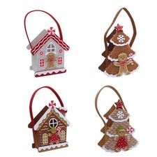 Handheld Felts Gingerbreads Man Holiday Decoration Creative DIY Project for Home