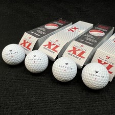 NEW Open Box 12 Top Flite by Spalding XL Distance Golf Balls 4 Box of 3 Vtg 90s