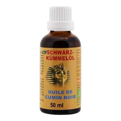 Bio Schwarzkümmelöl Nigella Sativa Ägypten 50 ml kaltgepresst pur naturrein