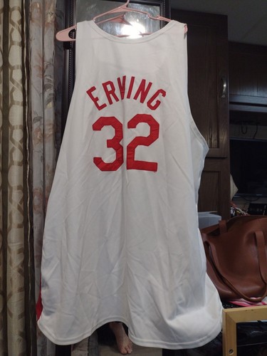 Vintage Julius Erving #32 Nets Mitchell & Ness 1975-76 Hardwood Classics Jersey - Picture 4 of 7