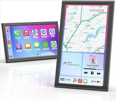 7 Zoll Wireless CarPlay Bildschirm Apple CarPlay Android Auto GPS Bluetooth