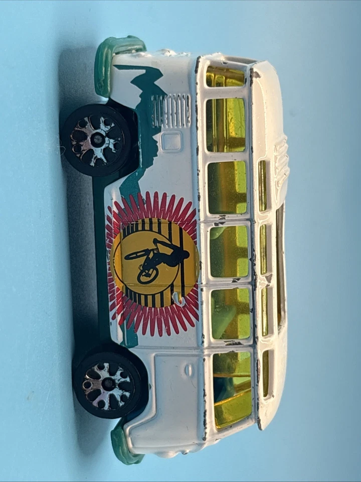 VW Transporter Camper Van 1998 Matchbox Volkswagen Vintage Die Cast suelto Foto 3 de 4