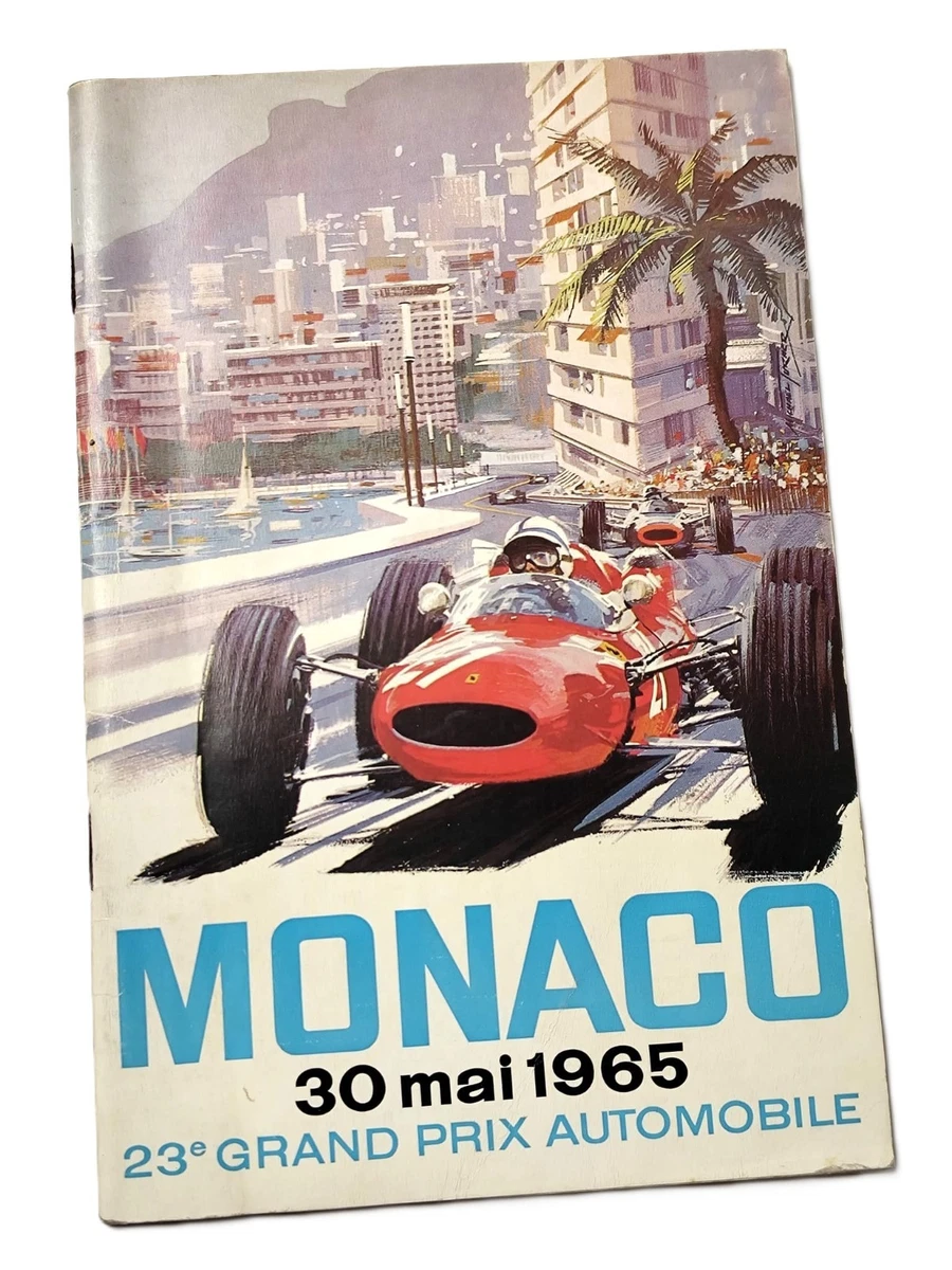 Programme Officiel Grand Prix De Monaco 1974 – Formule 1 Vintage, Monaco