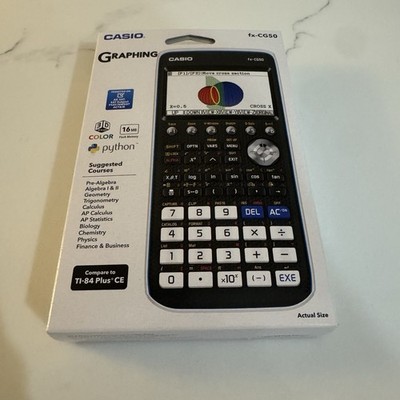 Casio FX-CG50 High-Resolution Python 3D Color Graphing Calculator