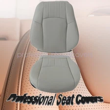 Fits 06-07 Mercedes Benz C280 Driver or Passenger Side Leather Seat Covers Gray