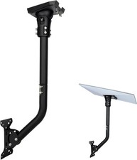 PowGrow Wall Pole Mount for Starlink 7 inches x 10 x 5 inches, Black-1