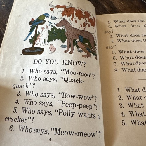 Antique 1924 The Silent Readers Second Reader Vintage Children's Book School - Picture 9 of 14