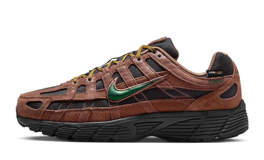 Nike P-6000 Premium Cordura Brown Trainers Shoes UK 8.5, 9, 9.5