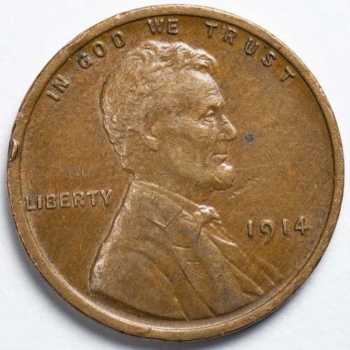 1914-P Lincoln Wheat Penny Extremely Fine (XF)